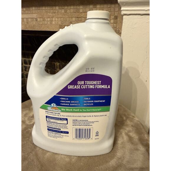 Fantastik Scrubbing Bubbles MAX Grease Spray Cleaner Outdoor 1 Gallon - Picture 2 of 2